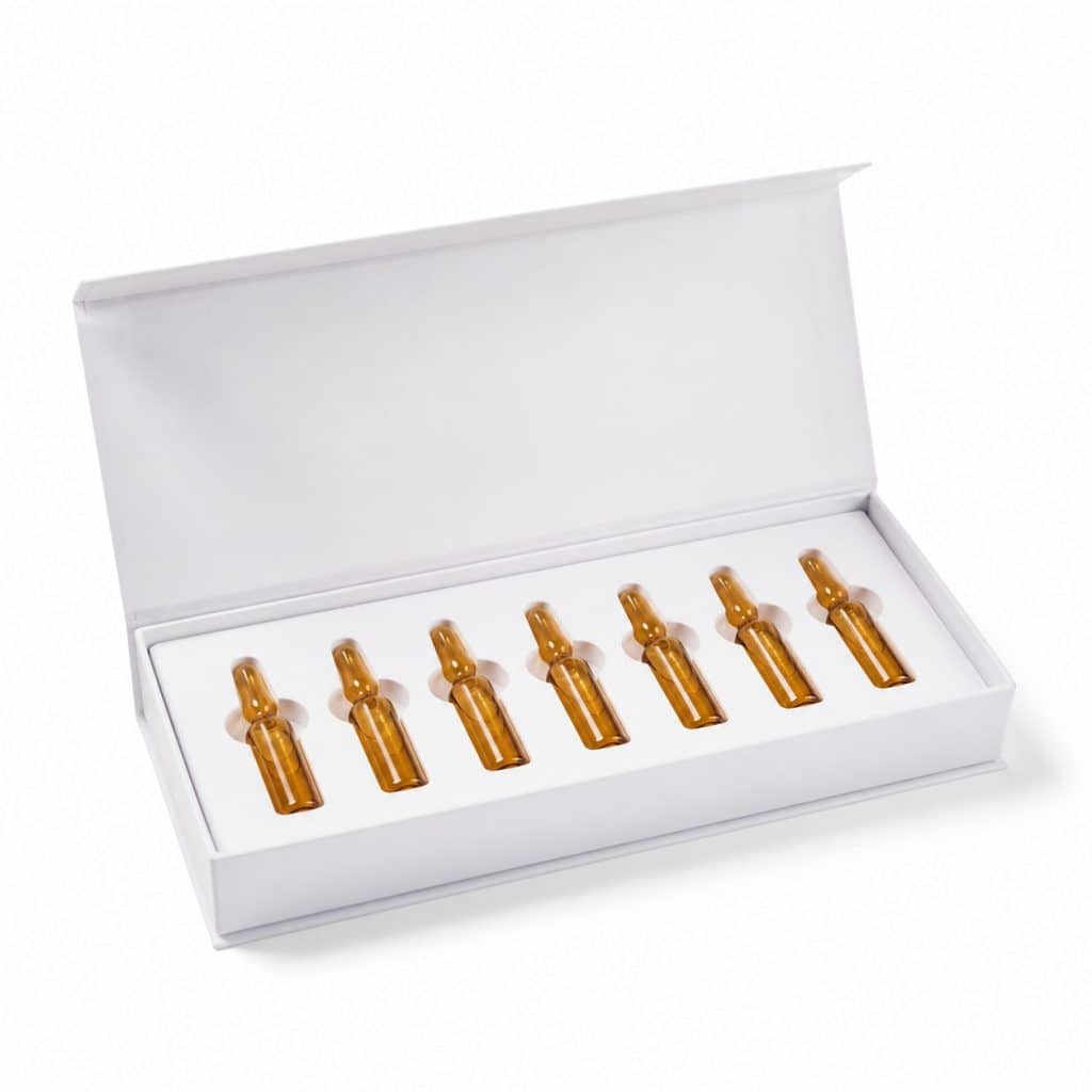 Ampoules anti-âge concentrées cure 7 jours présenté seul