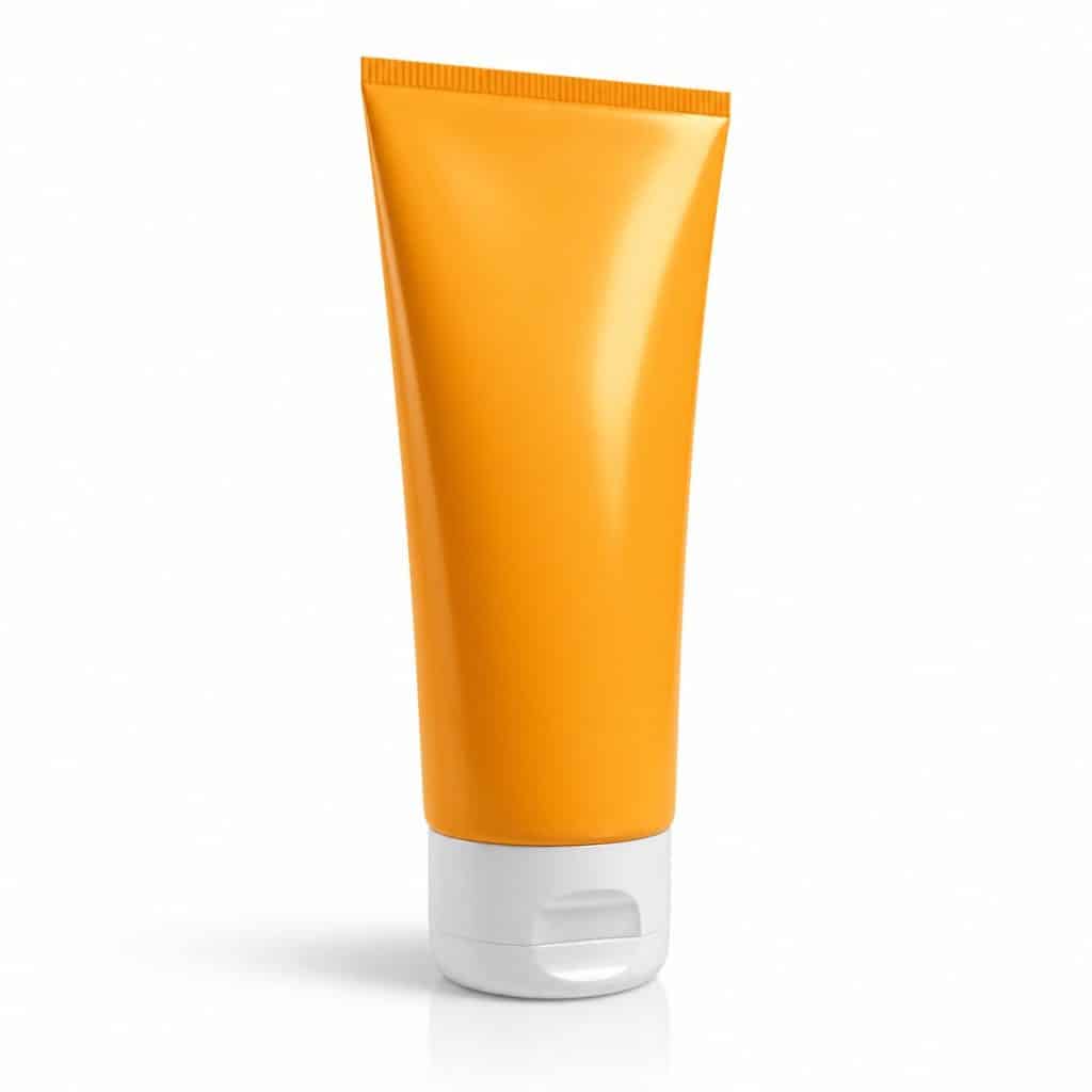 Lait solaire corps SPF50 haute protection présenté seul