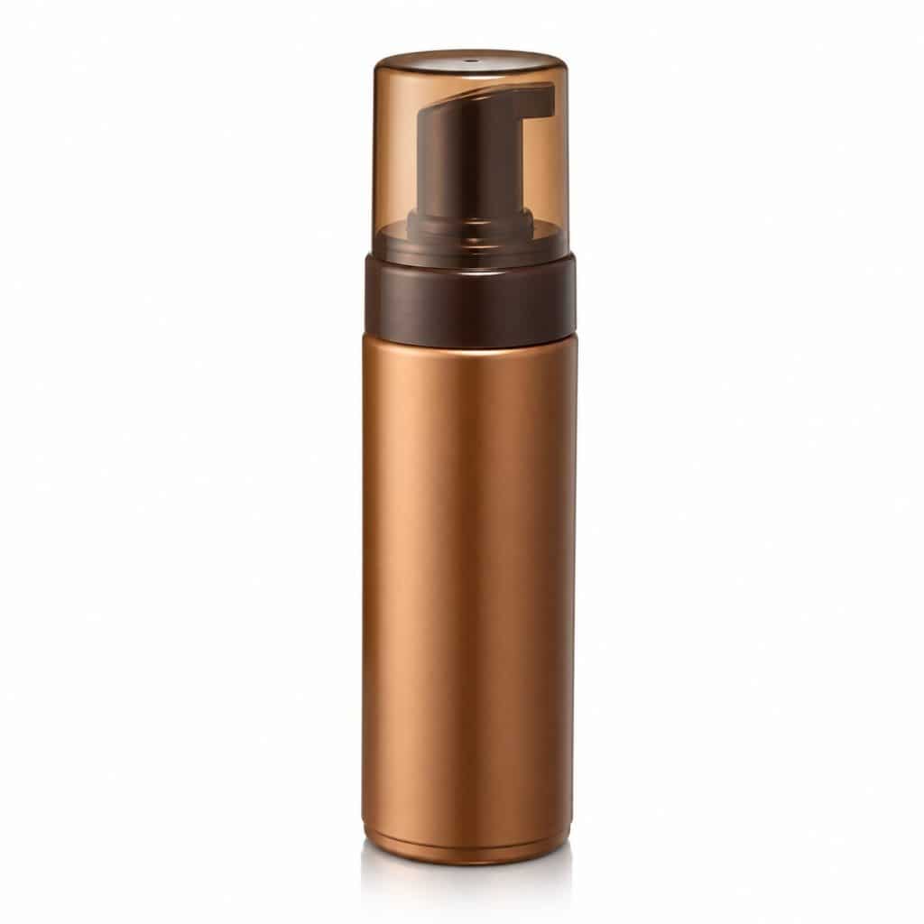 Mousse autobronzante application facile présenté seul