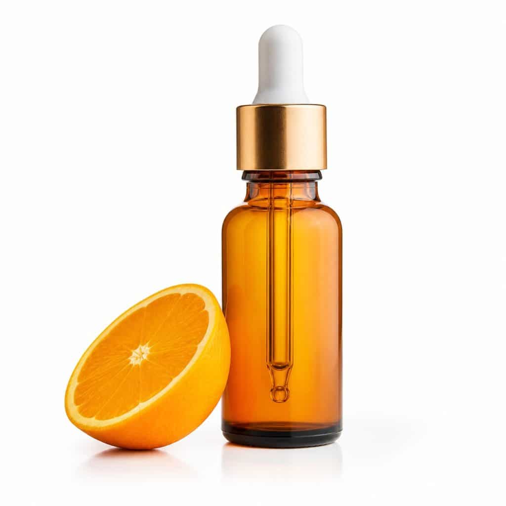 Sérum anti-taches vitamine C teint unifié présenté seul