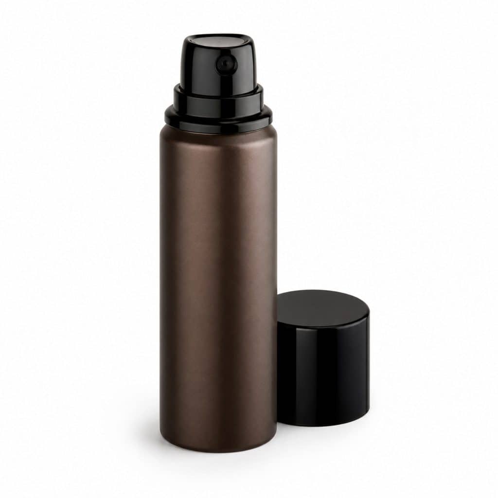 Spray couvrant repousse racines présenté seul